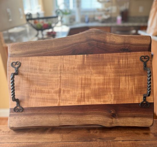 Picture of Hadmade Wood Serving Tray