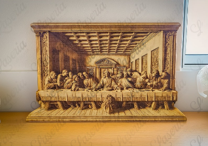 Picture of Last Supper Engraved Board